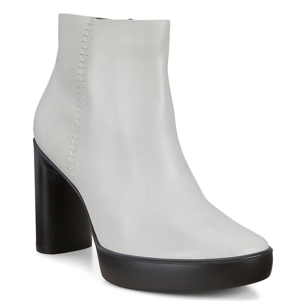 Ecco Shape Sculpted Motion 75 Womens Ankle Boots White Online - India EZF-134958